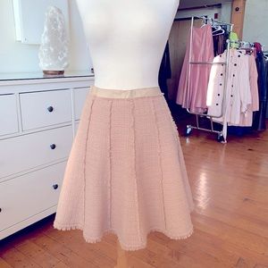 Rebecca Taylor dusty rose skirt
